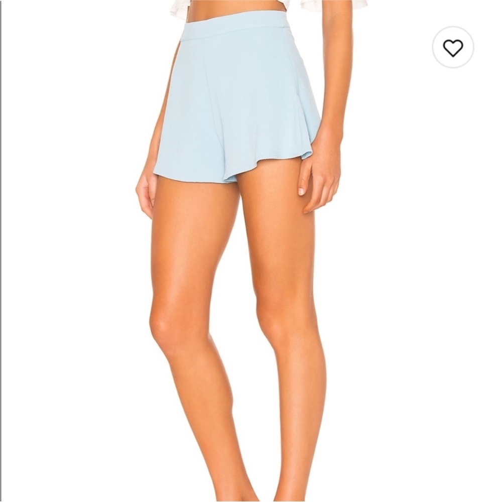 Revolve Superdown Amanda Flutter Shorts In Baby B… - image 2